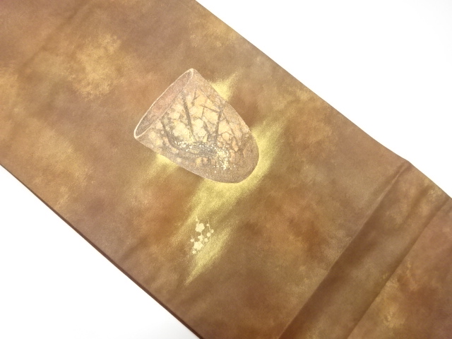 JAPANESE FUKURO OBI / KINSAI / FLOWER VASE